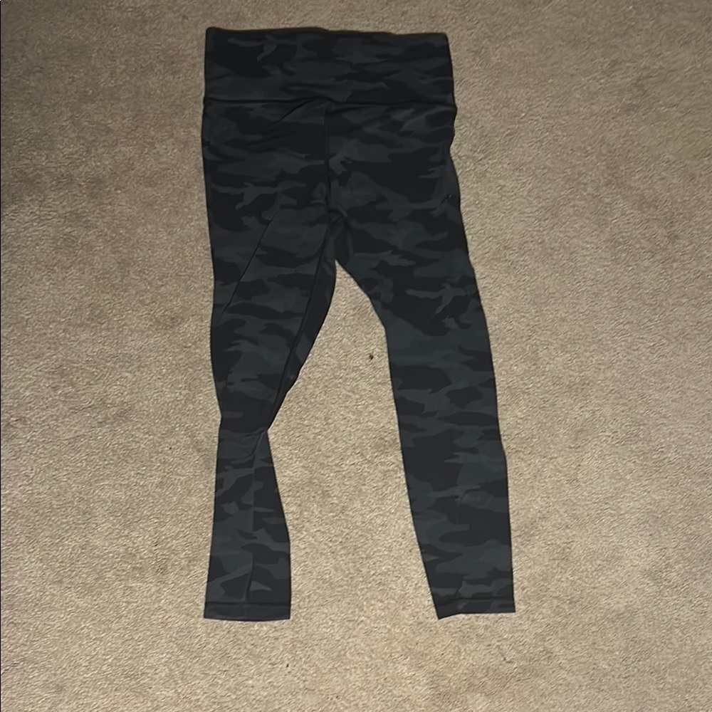 Athleta Gray Camo Leggings